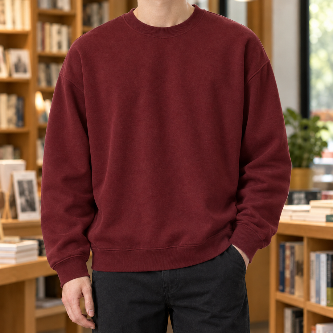 Men's jumper styled for easy everyday layering
