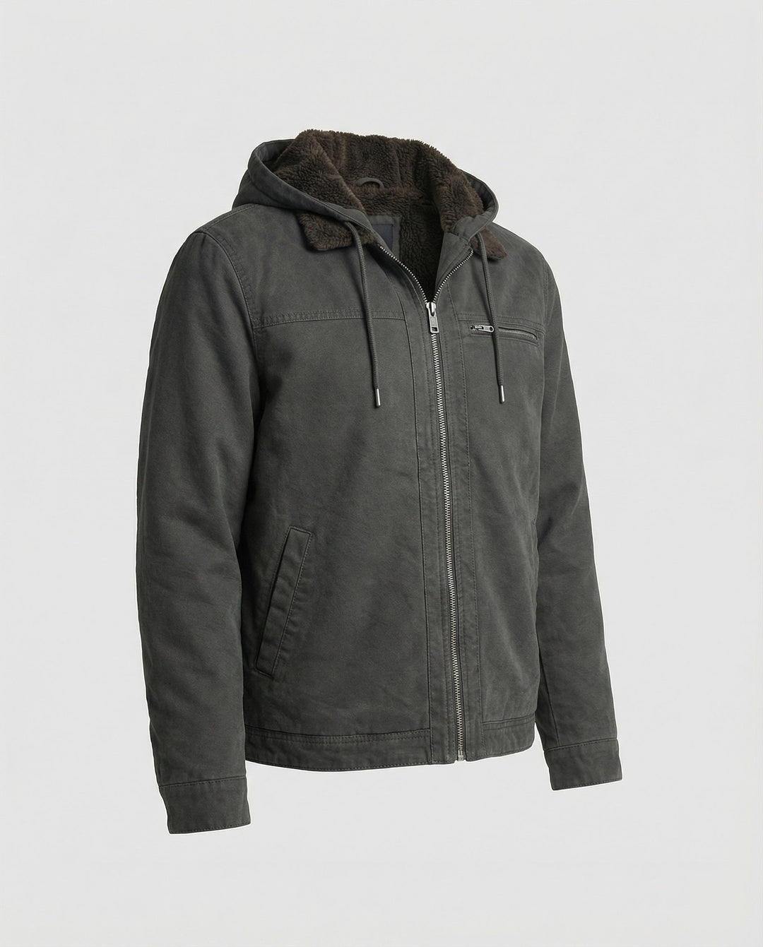 Men's jacket styled for comfortable everyday layering outdoors