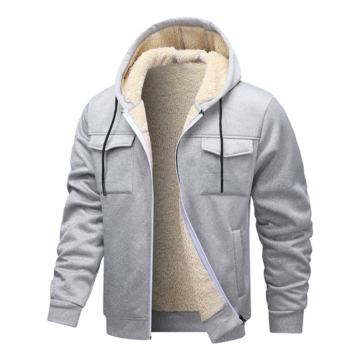 Sherpa Lined Utility Hoodie