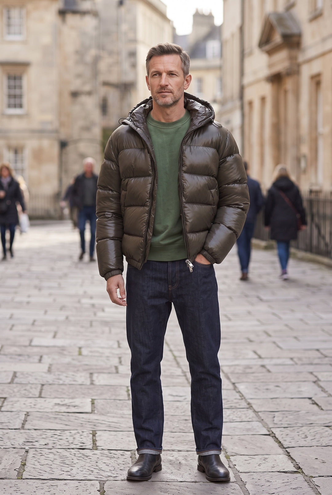 Men's autumn and winter jacket styled for casual everyday wear