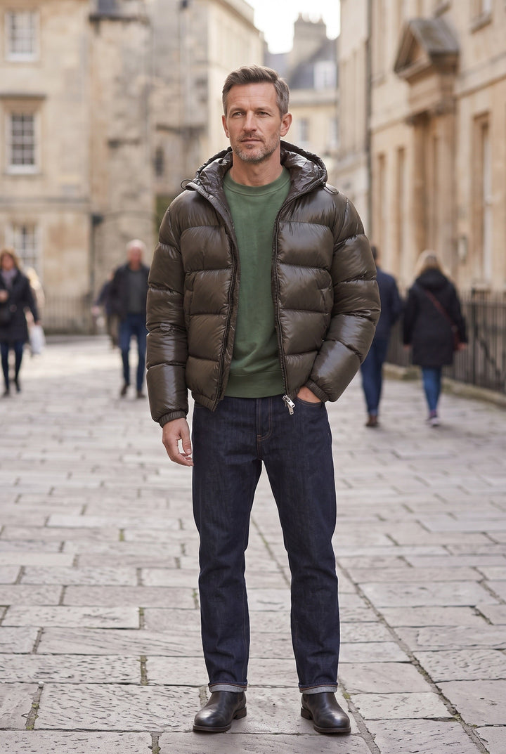 Men's autumn and winter jacket styled for casual everyday wear