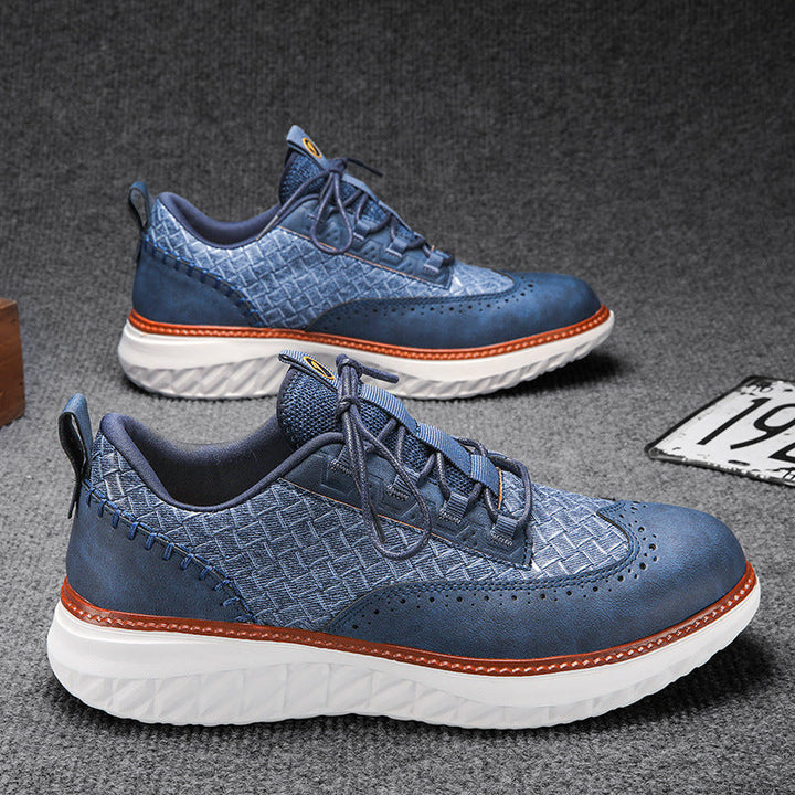 Pair of breathable men's trainers for daily outfits