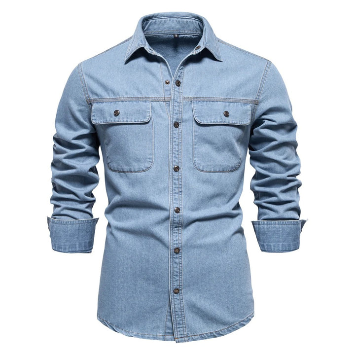 Men’s Cotton Denim Shirt