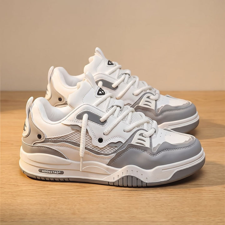 Men's Chunky Low-Top Lace-Up Sneakers