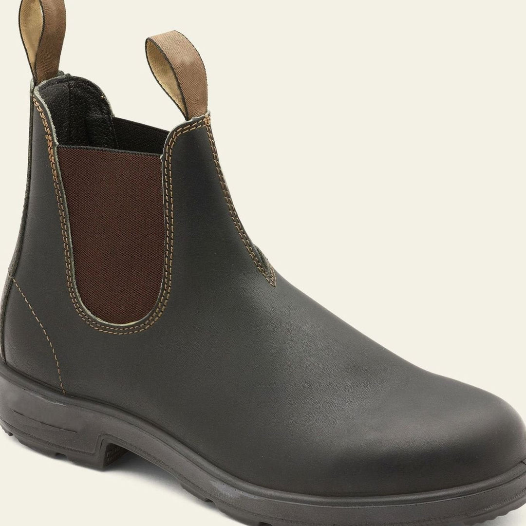 Men's Leather Pull Tab Chelsea Boots