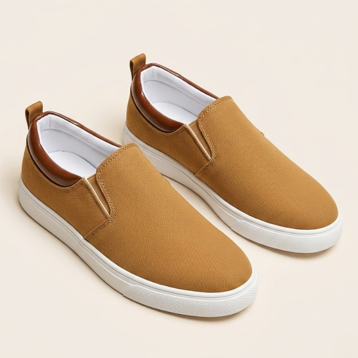 Men's Lightweight Textile Slip On Sneakers