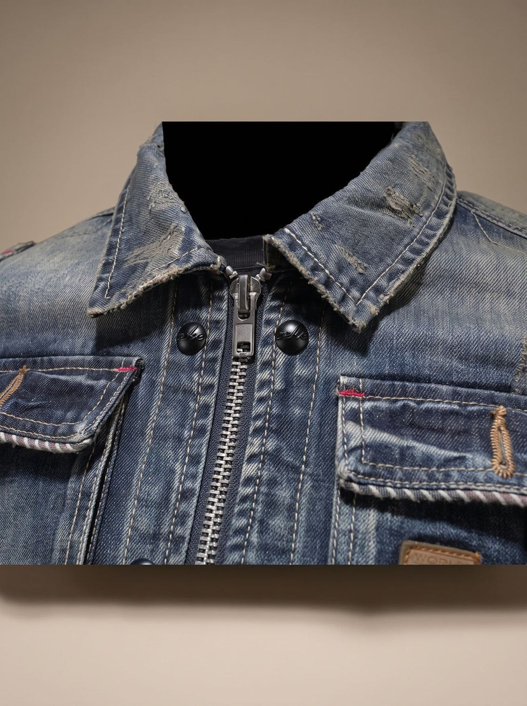 Men's denim trucker jacket styled as a versatile everyday layer