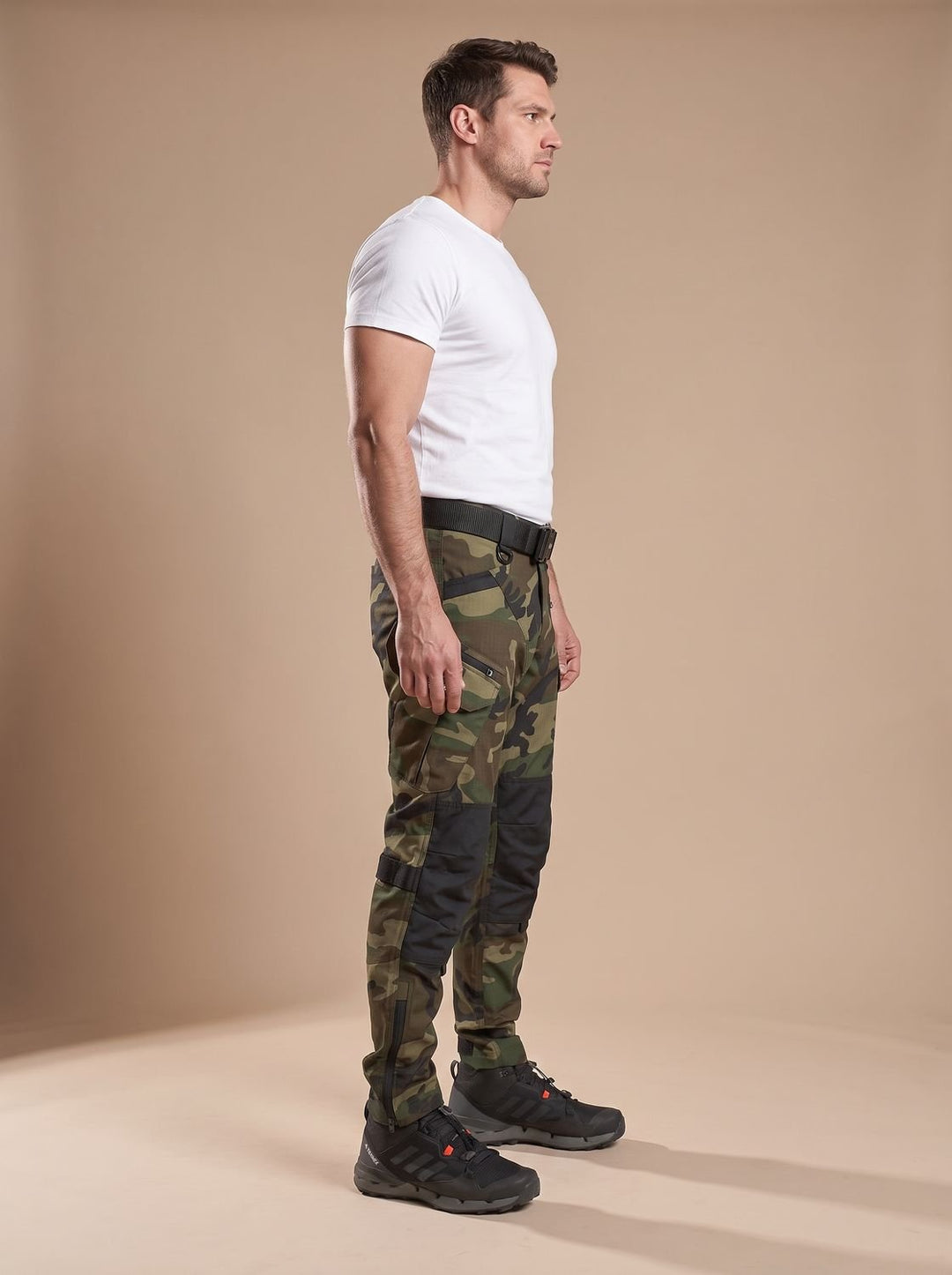 Men's Water Resistant Tactical Cargo Trousers