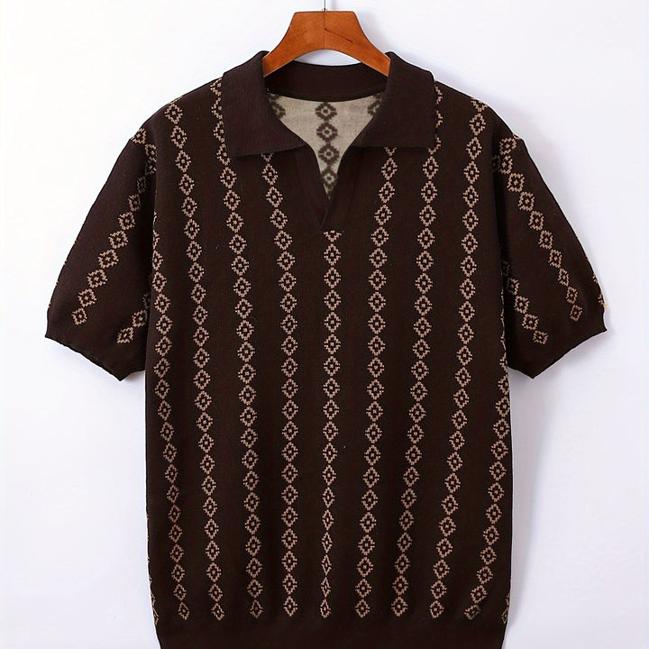 Men's Longline Knit Sweater Relaxed Fit