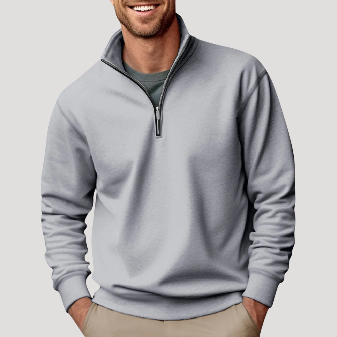 Men's Classic Quarter Zip Sweater