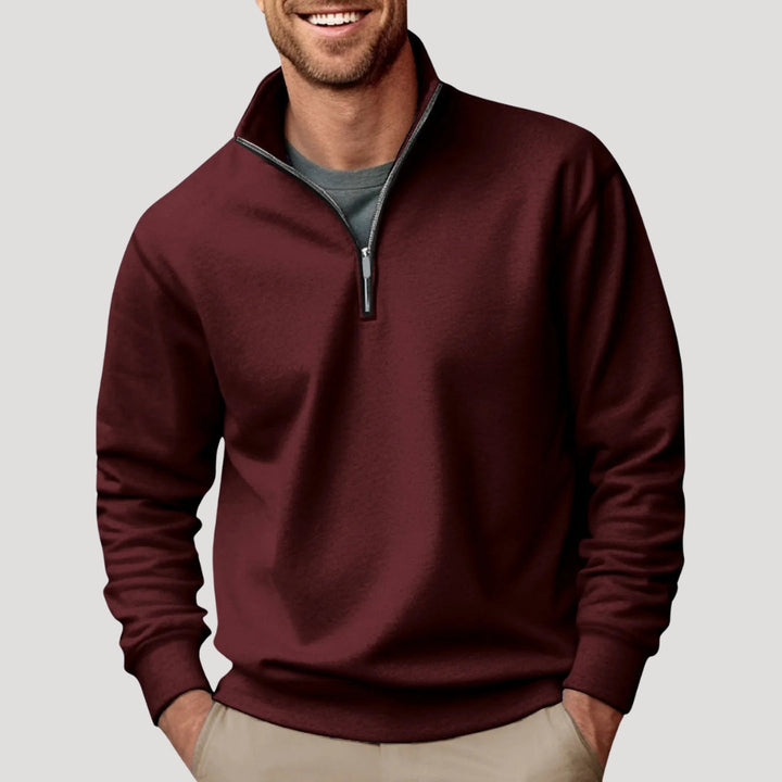 Men's Classic Quarter Zip Sweater
