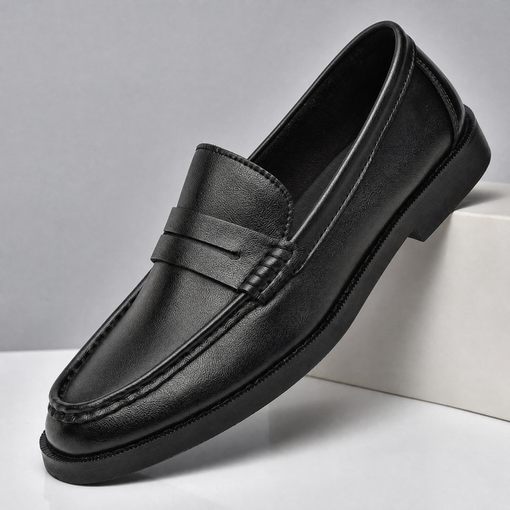 Men's Suede Penny Loafers