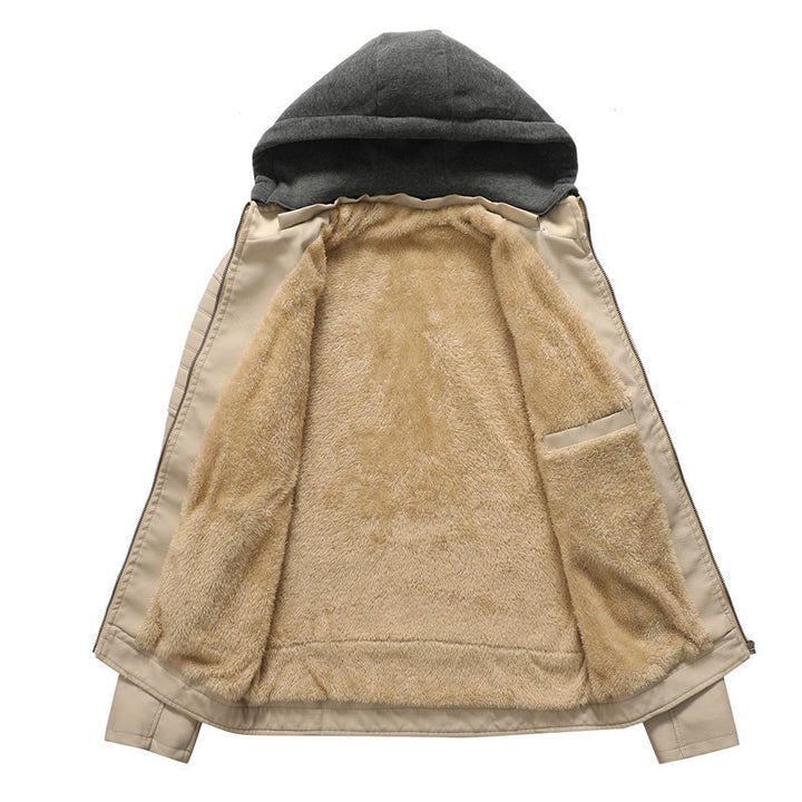 Hooded Leather Jacket