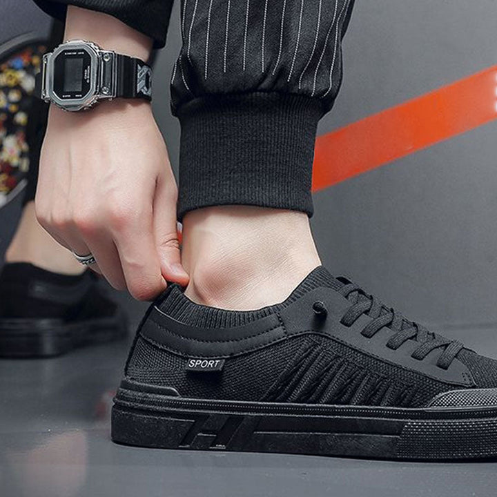 Sole of men's everyday trainers showing the tread pattern