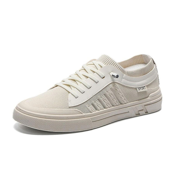 Men's breathable slip-on trainers in a side profile on a plain background