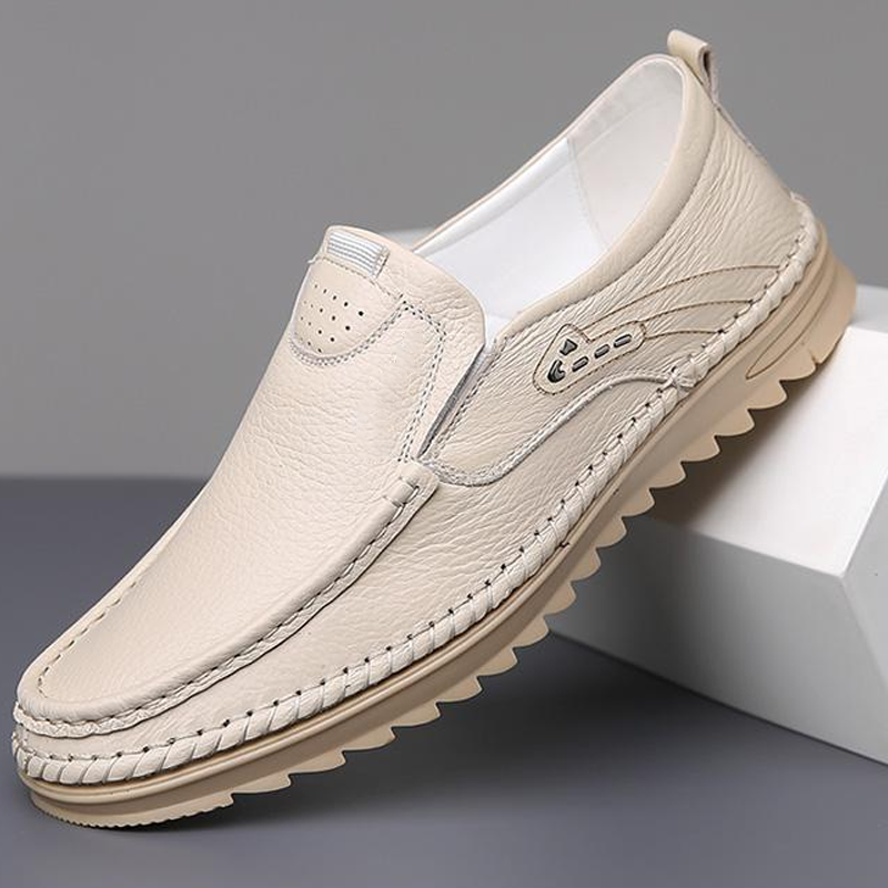 Pair of men's office loafers with classic slip on design
