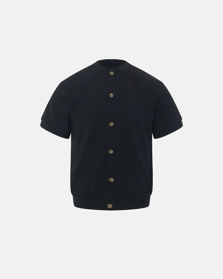 Men's Short Sleeve Button Cardigan