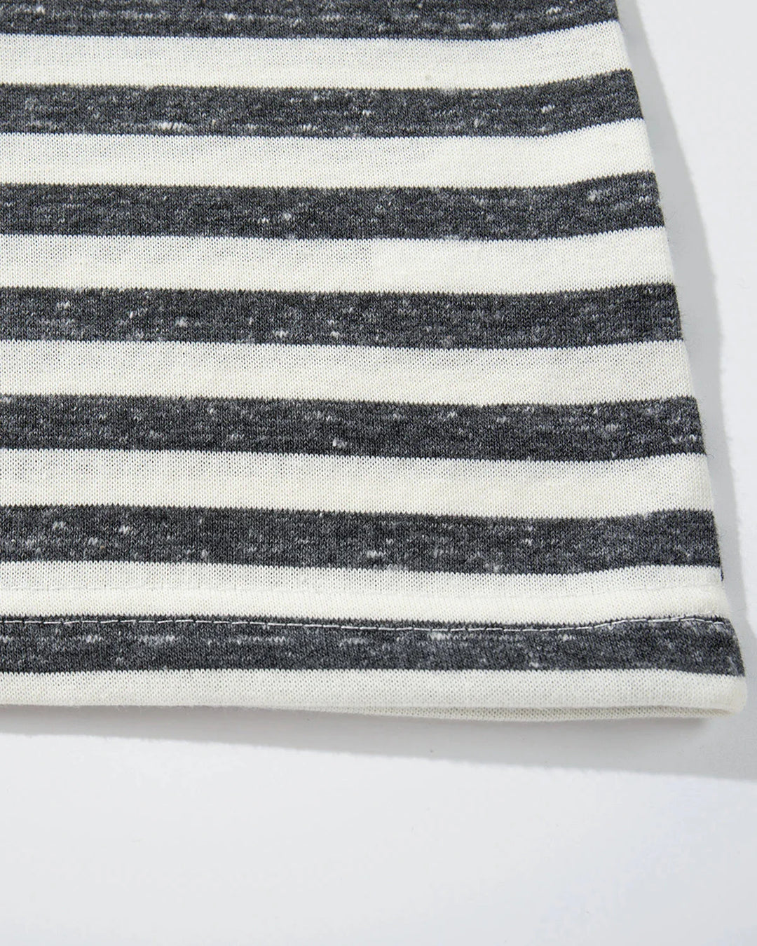 Men's striped Henley T-shirt shown in a clean studio product image