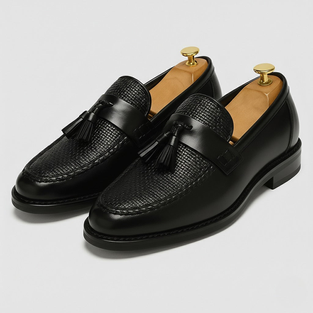 Men's Tassel Dress Loafers Rounded Toe