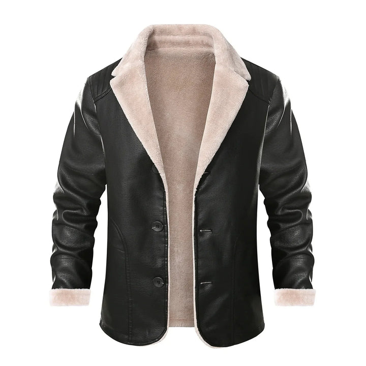 Men's Vintage Style Leather Vigilante Jacket