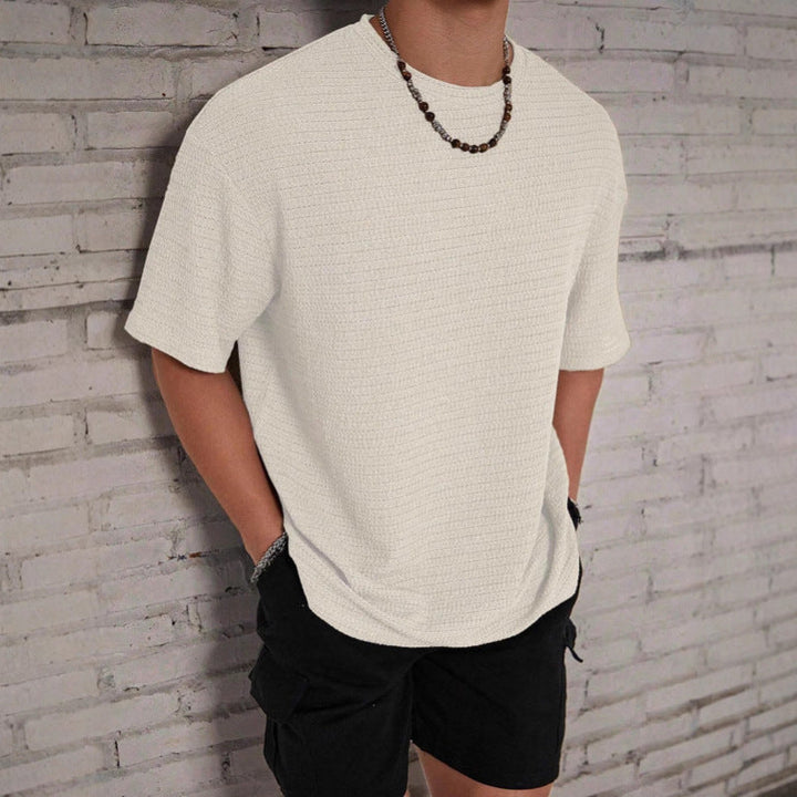 Men's Waffle Shirt Relaxed Fit Casual
