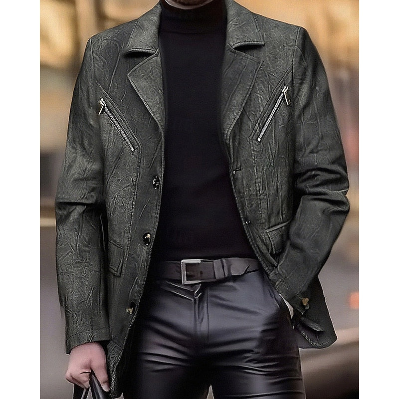 Men's Classic Lapel Blazer